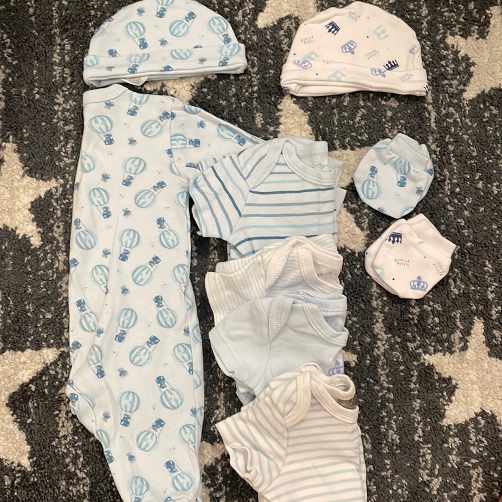 0-3M Baby Boy BLUE Bundle